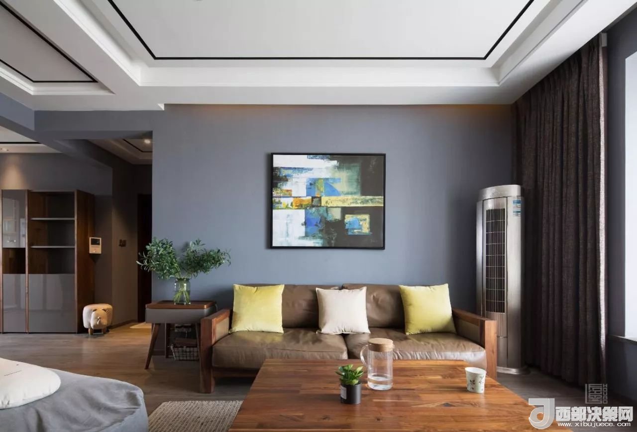 沙發(fā)背景墻選對裝飾畫，才能美了整個客廳空間！