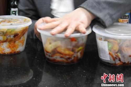 包裝外賣。受訪者供圖