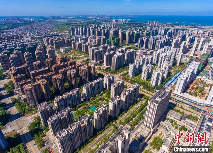 資料圖：航拍某房地產(chǎn)項目。 駱云飛 攝